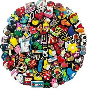 Squishmellow Colorful Shoe Charms Set